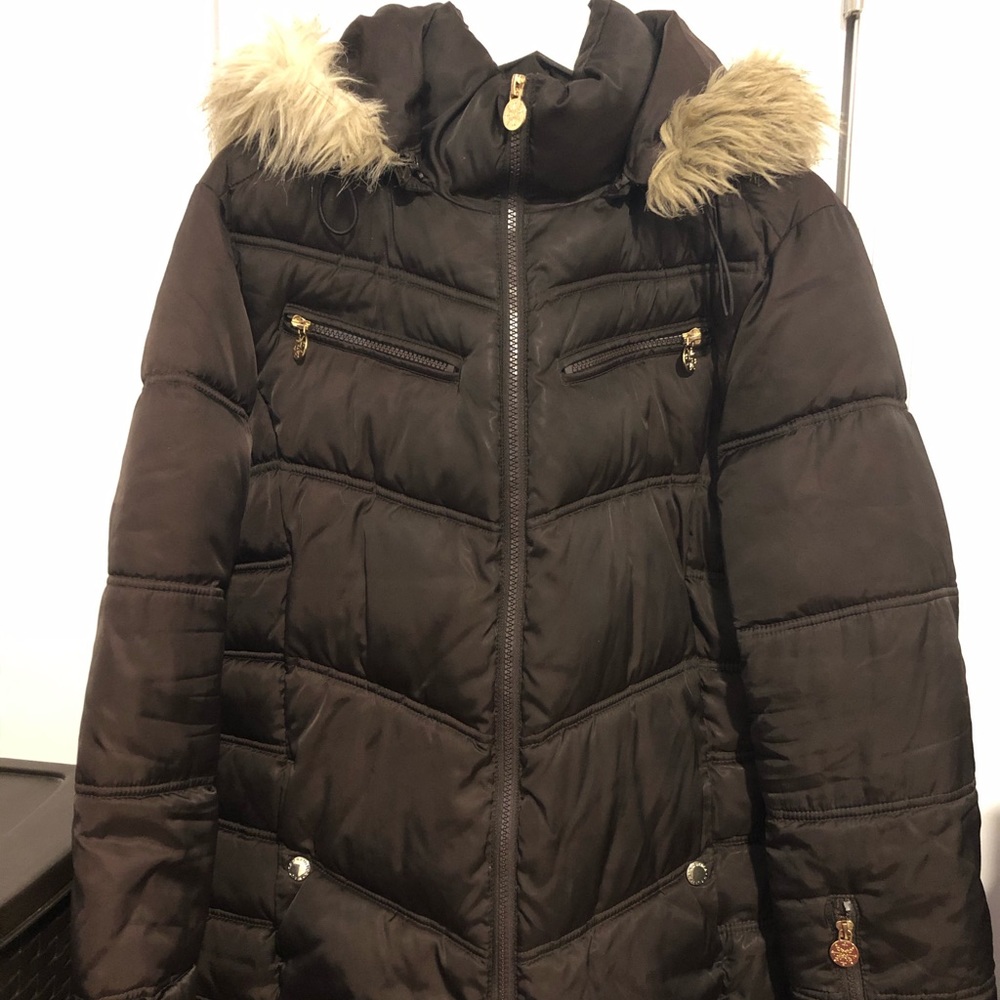 Nautica Chocolate Puffer Jacket - Picture 1 of 7